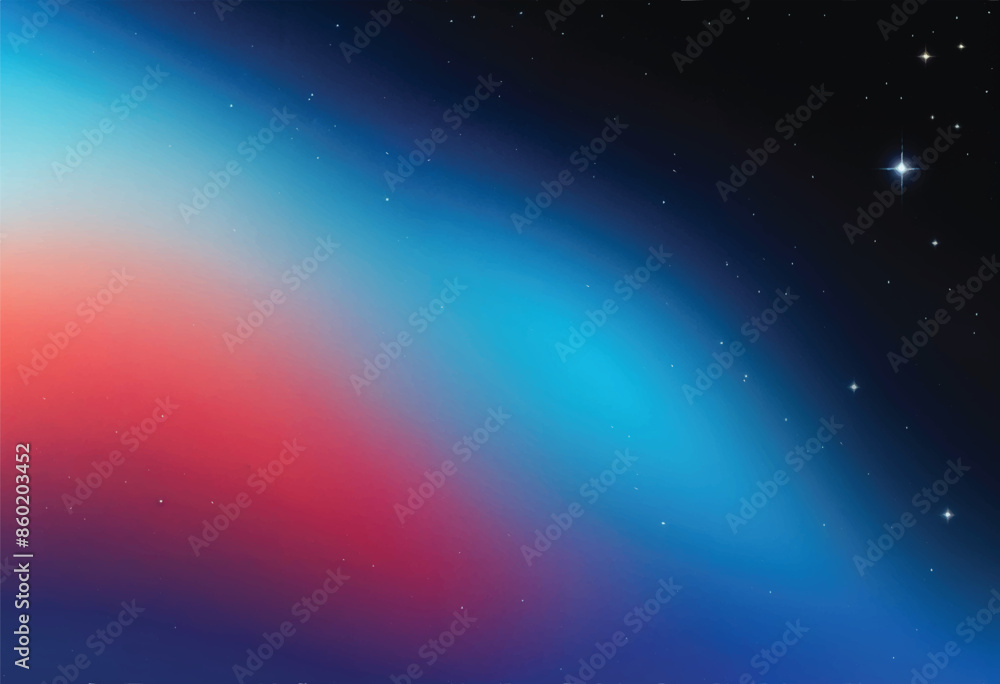 a blue and red background with full of stars on the night sky a blue and red background with full of stars on the night sky