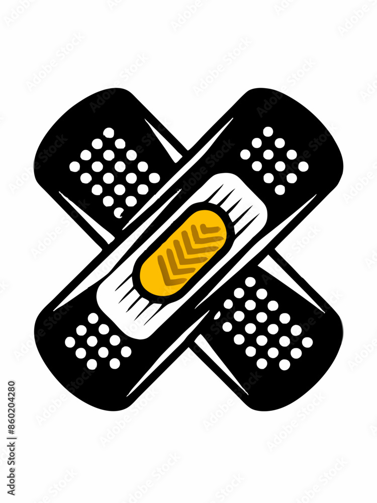 Bandage logo icon t-shirt design website and app icon vector illustrations Bandage logo icon t-shirt design website and app icon vector illustrations