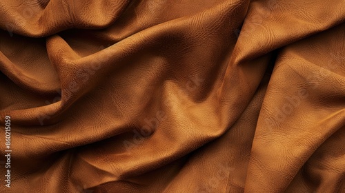 Fashion background with brown suede fabric pattern and space for text