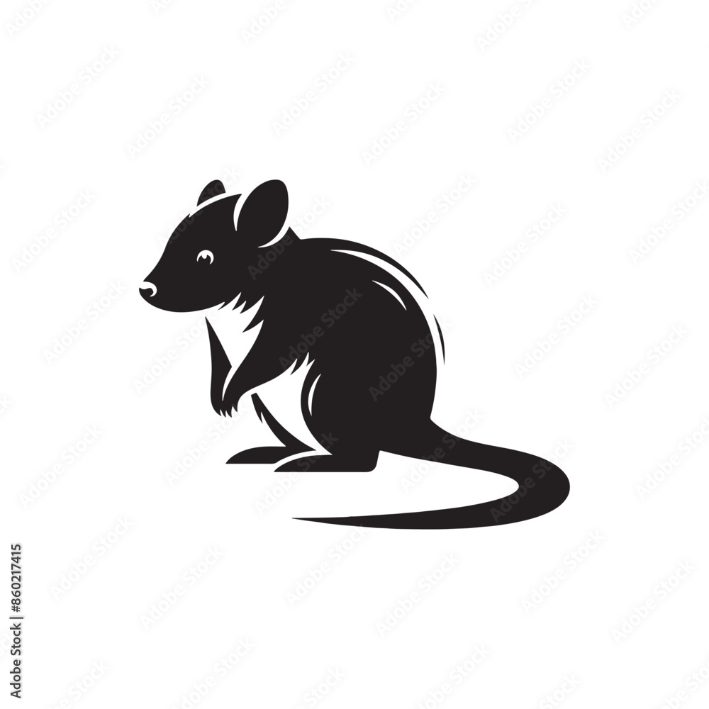 Simplified bandicoot silhouette for versatile artwork - bandicoot illustration - minimalistic bandicoot vector
Simplified bandicoot silhouette for versatile artwork - bandicoot illustration - minimalistic bandicoot vector