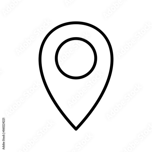 Free Download Vector icon of location sign, pin symbol of flat design destination. - GFXLoad