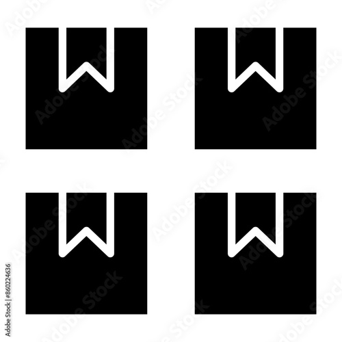 Boxes Glyph Icon
