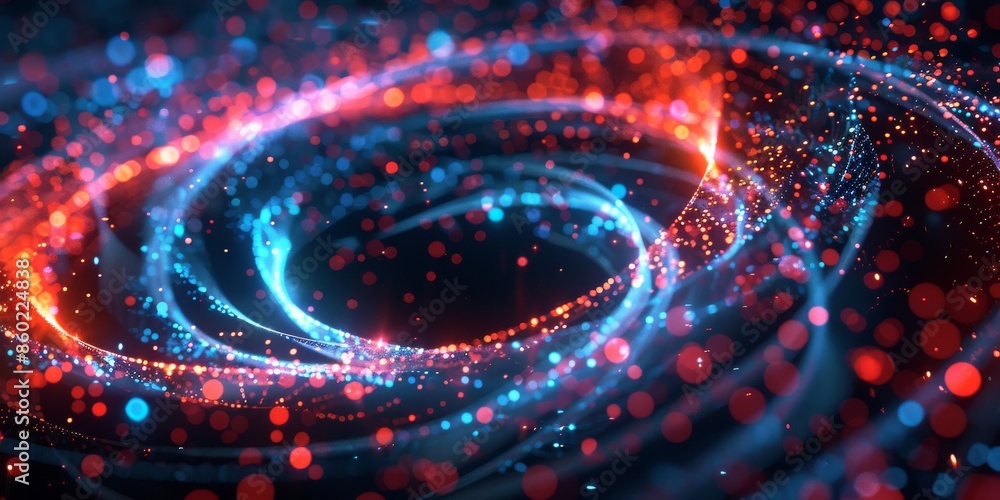 UHD 4K high-definition image showcasing a futuristic digital vortex UHD 4K high-definition image showcasing a futuristic digital vortex