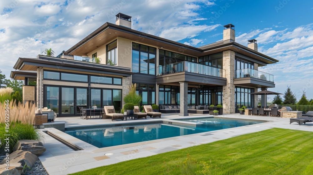 Modern Home With Pool And Patio Modern Home With Pool And Patio