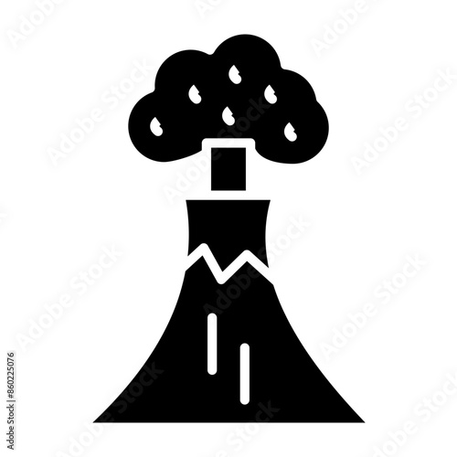 Eruption Glyph Icon