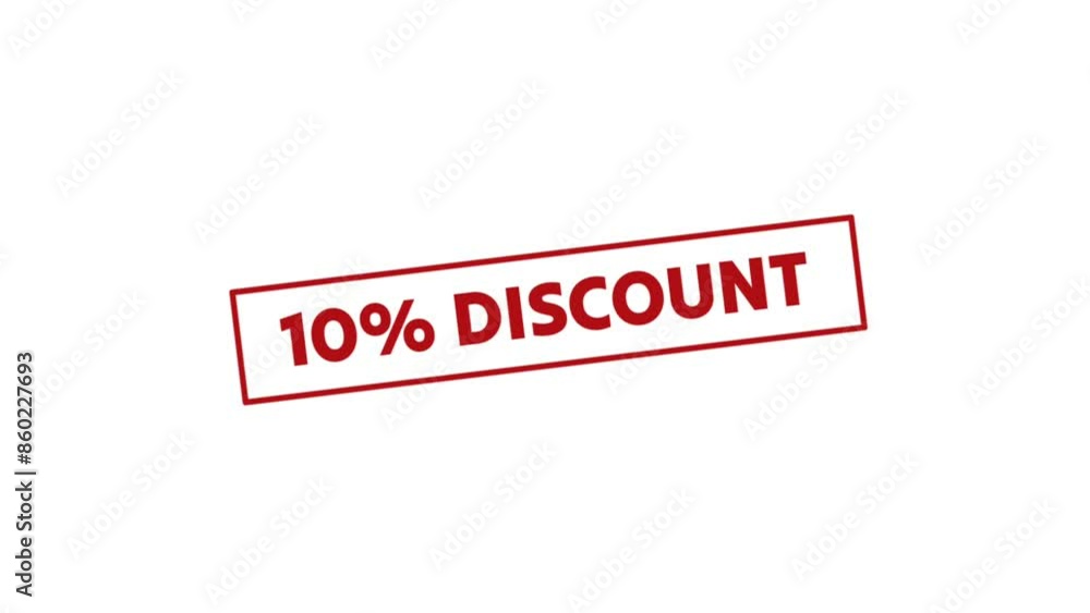 10% discount written on a white background is suitable as a banner 10% discount written on a white background is suitable as a banner