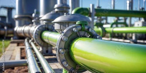 Pure hydrogen gas pipeline for the production of renewable energy from renewable sources