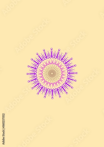 abstract background with flowers  photo