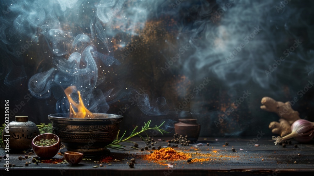 Incense and Spices with Smoke Incense and Spices with Smoke