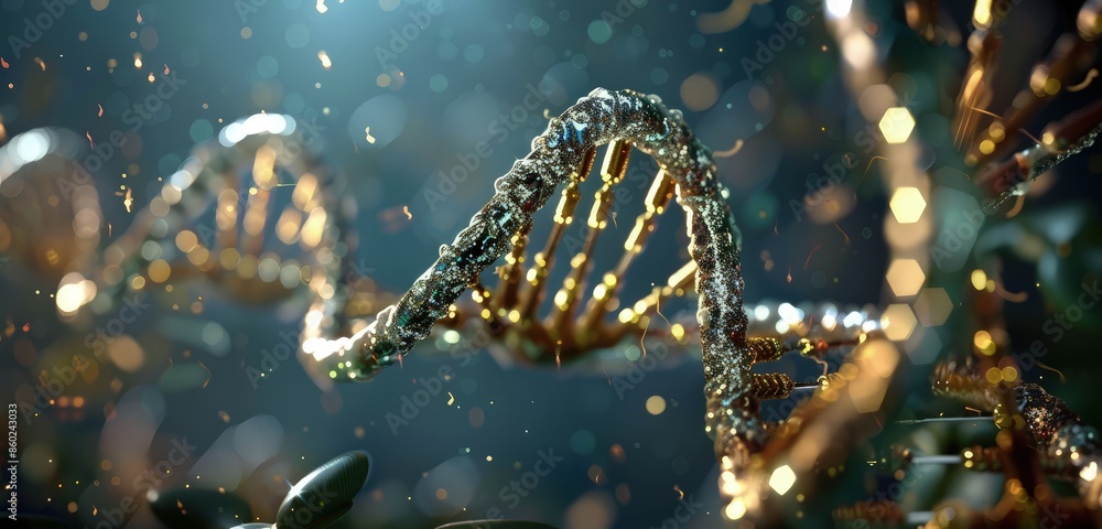 A detailed 3D rendering of a DNA double helix structure, showcasing the intricate twists and bonds in a vibrant, realistic style, set against a biological background. A detailed 3D rendering of a DNA double helix structure, showcasing the intricate twists and bonds in a vibrant, realistic style, set against a biological background.