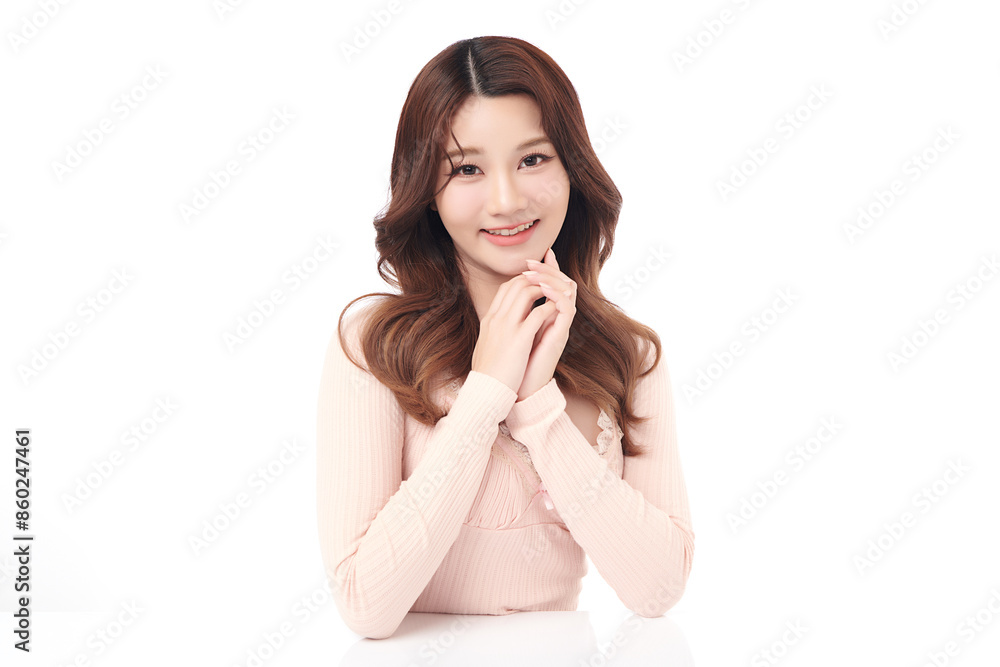 Beautiful young asian woman with clean fresh skin on white background, Face care, Facial treatment, Cosmetology, beauty and spa, Asian women portrait. Beautiful young asian woman with clean fresh skin on white background, Face care, Facial treatment, Cosmetology, beauty and spa, Asian women portrait.