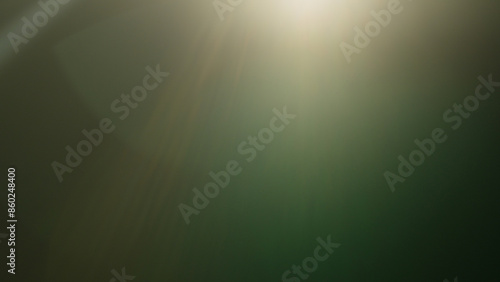 Real lens flare with strong sun backlight and light leaks