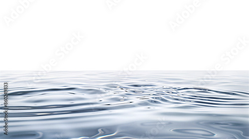 静かな水面の波紋