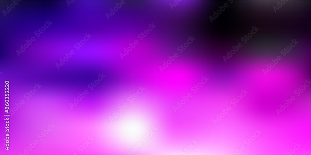 Fototapeta premium Dark purple, pink vector gradient blur texture.