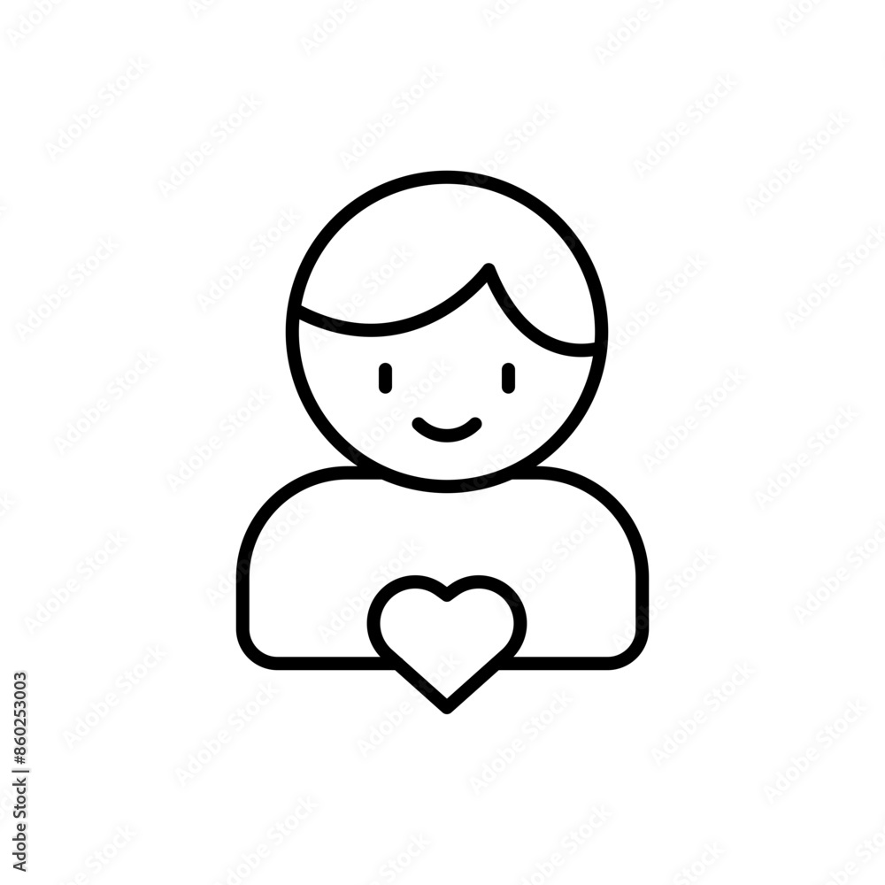 Child adoption outline icons, minimalist vector illustration ,simple transparent graphic element .Isolated on white background Child adoption outline icons, minimalist vector illustration ,simple transparent graphic element .Isolated on white background