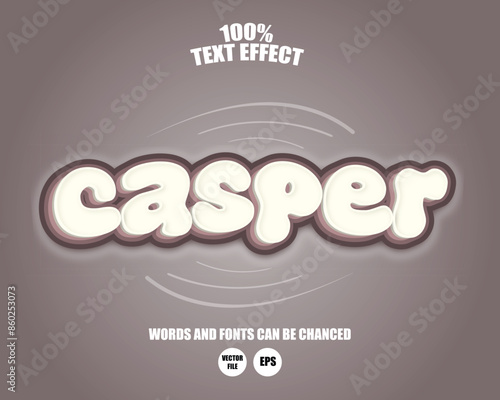 Editable text effects- Style text effects