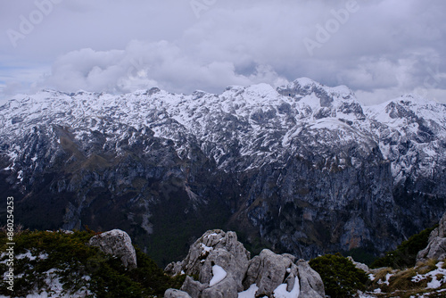 Mountains in National Park Prokletije, Montenegro photo