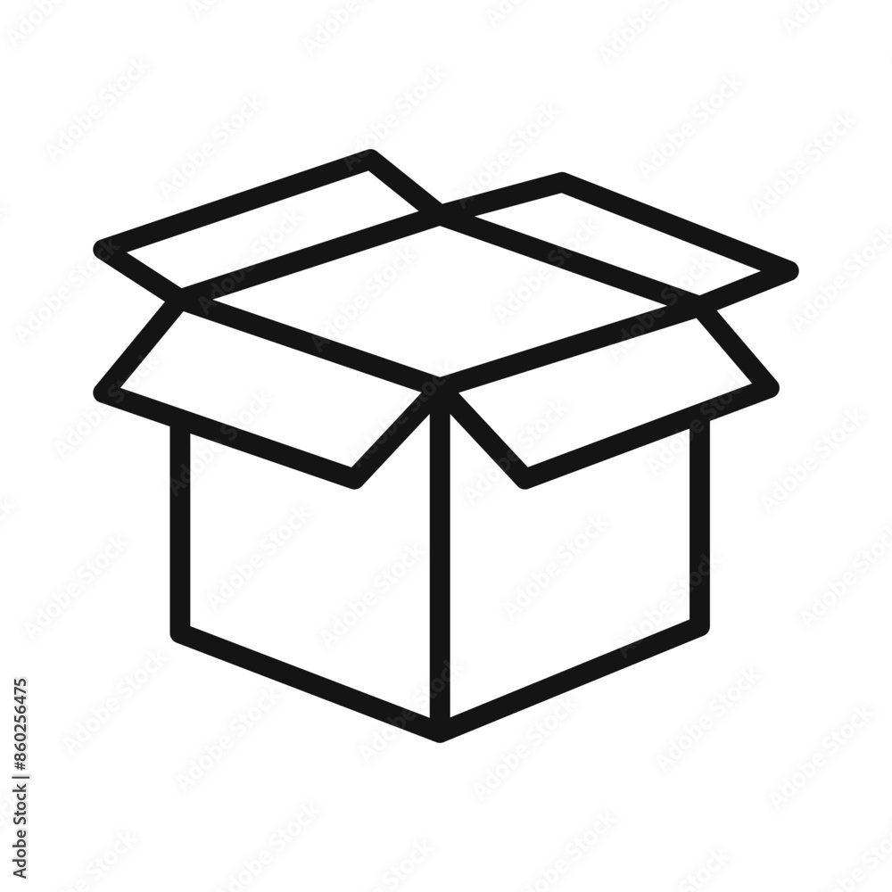 Storage Box Icon Ideal for Packing and Moving Storage Box Icon Ideal for Packing and Moving