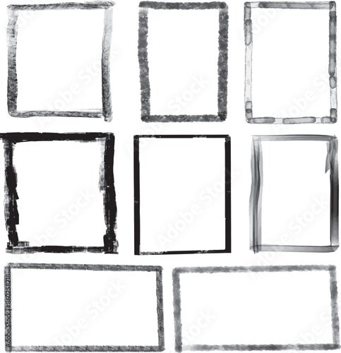 sqaure frame, 사각형 프레임, 틀, 거친 사각형, 사각형, 
