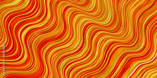 Light Orange vector backdrop with bent lines.