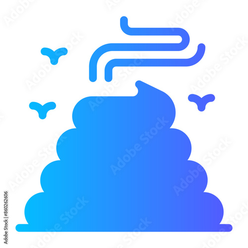 poop gradient icon