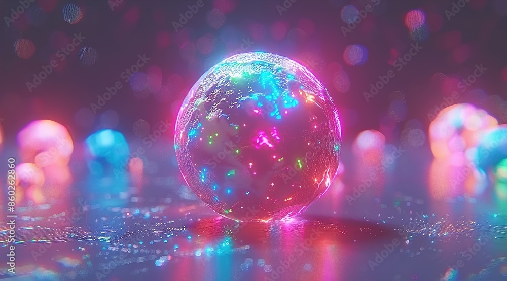 disco ball in a nightclub disco ball in a nightclub