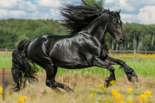 friesian horse