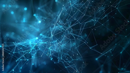 abstract blue background with space