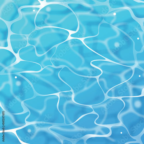 水面の背景イラスト