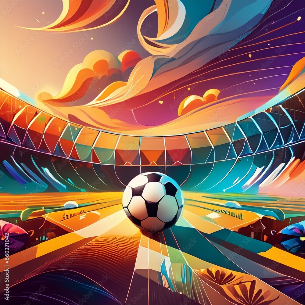 Obraz premium Fussball 2024