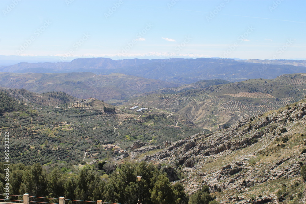 Naklejka premium Sierra Nevada, Granada - Vistas desde Tiscar, Jaén - 2017 - 1