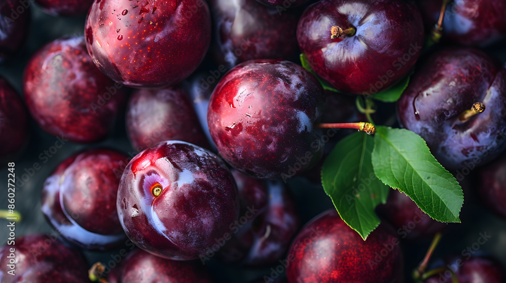 fresh plum top down view background poster fresh plum top down view background poster