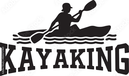 Kayaking Vector