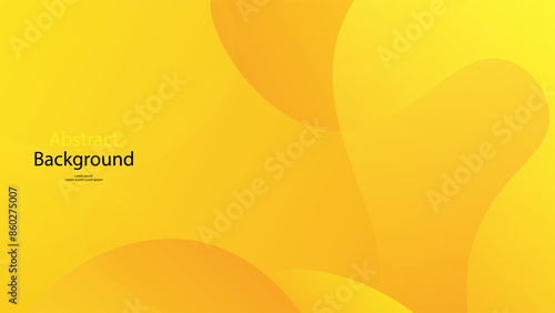 Yellow color background abstract art vector