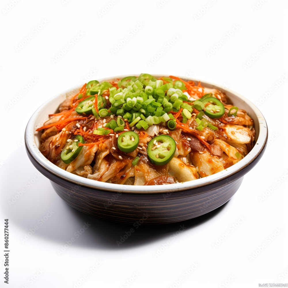 Famous food dish Isolated on a white background Famous food dish Isolated on a white background