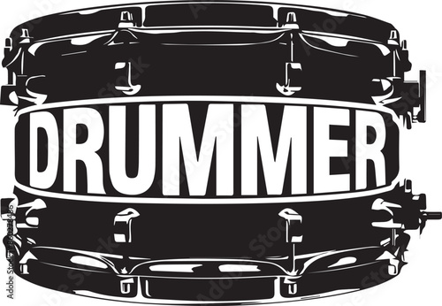 Drummer Snare Drum Vector