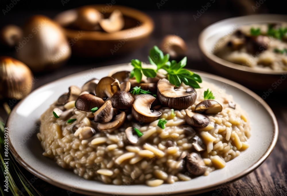 creamy mushroom delicious italian dish arborio champignon, rice, porcini, risotto, savory, tasty, vegetarian, gourmet, food, cooking, recipe, dinner, meal, culinary creamy mushroom delicious italian dish arborio champignon, rice, porcini, risotto, savory, tasty, vegetarian, gourmet, food, cooking, recipe, dinner, meal, culinary