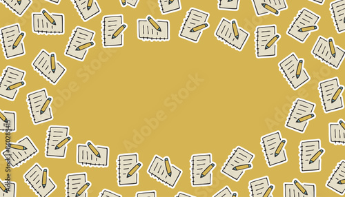 reportage. journalist. journalism. news. information. pattern. the poster. frame. the media. the press. newspaper. news. video. TV. vector.