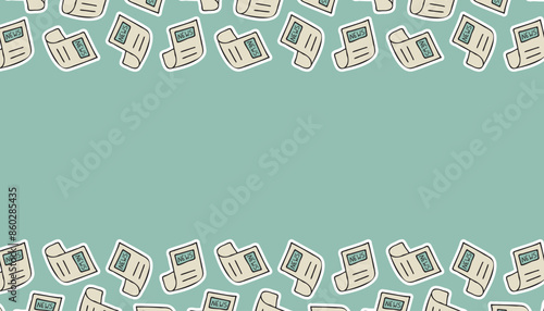 reportage. journalist. journalism. news. information. pattern. the poster. frame. the media. the press. newspaper. news. video. TV. vector.