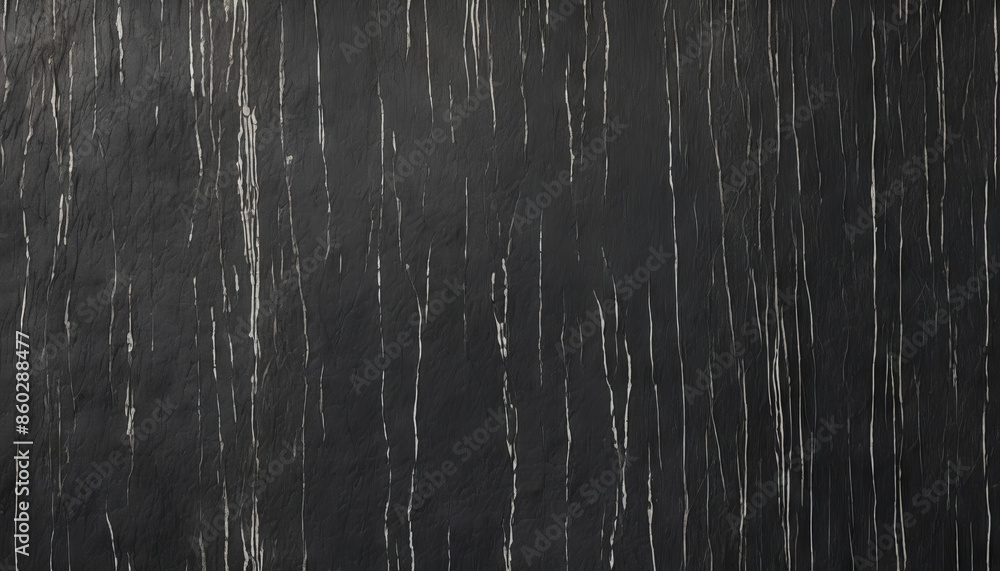 Obraz premium A black and white photo of a wall with white streaks on it. The streaks are long and thin, and the wall appears to be made of concrete. The photo has a moody and somewhat eerie feel to it