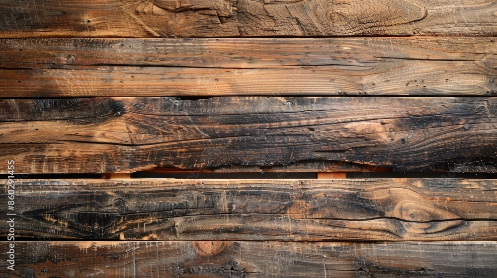 Naklejka premium Aged Teak Wood Background for Vintage Picture