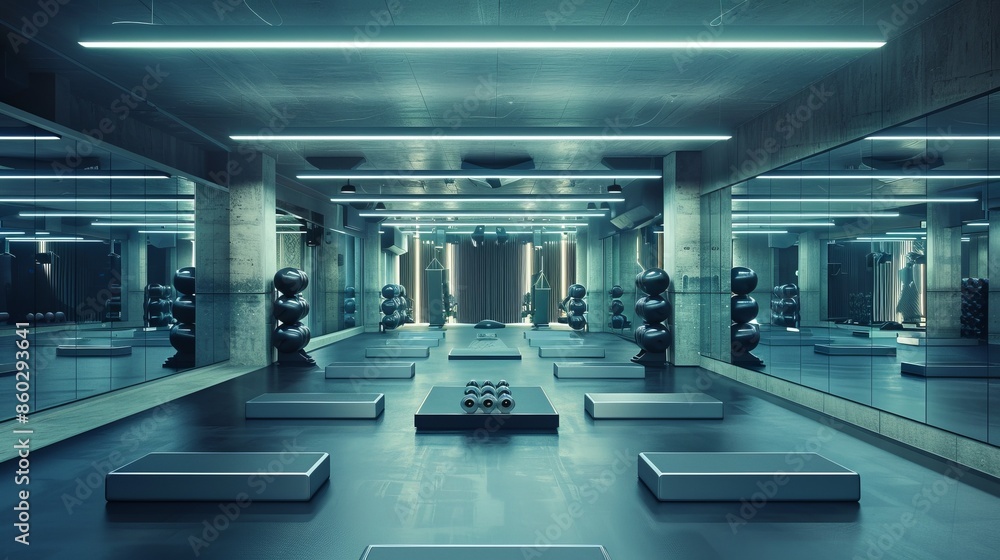 Fototapeta premium Dynamic Fitness Environments: Perfect for Every Workout