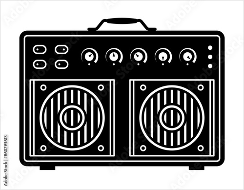Guitar Amplifier Icon M_2406001