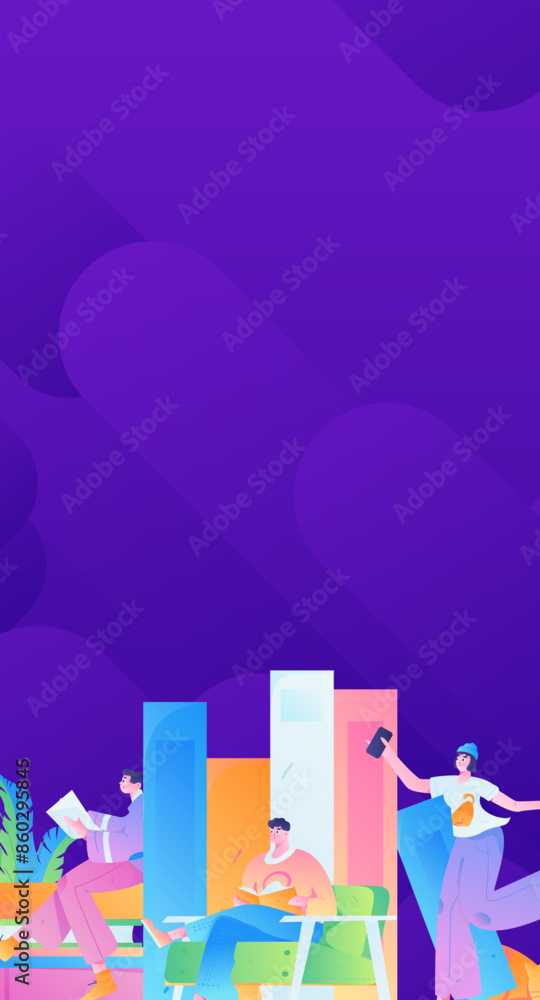 Character reading quietly vector concept operation hand drawn illustration
Character reading quietly vector concept operation hand drawn illustration