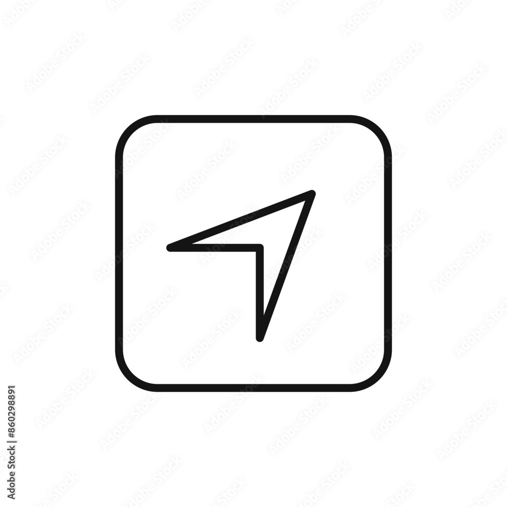 GPS Navigation Icon Ideal for Maps and Directions GPS Navigation Icon Ideal for Maps and Directions