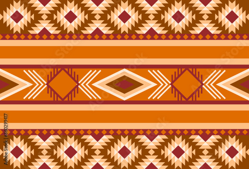 abstract Traditional geometric ethnic fabric pattern ornate elements with ethnic patterns design for textiles, rugs, clothing, sarong, scarf, batik, wrap, embroidery, print, curtain, carpet