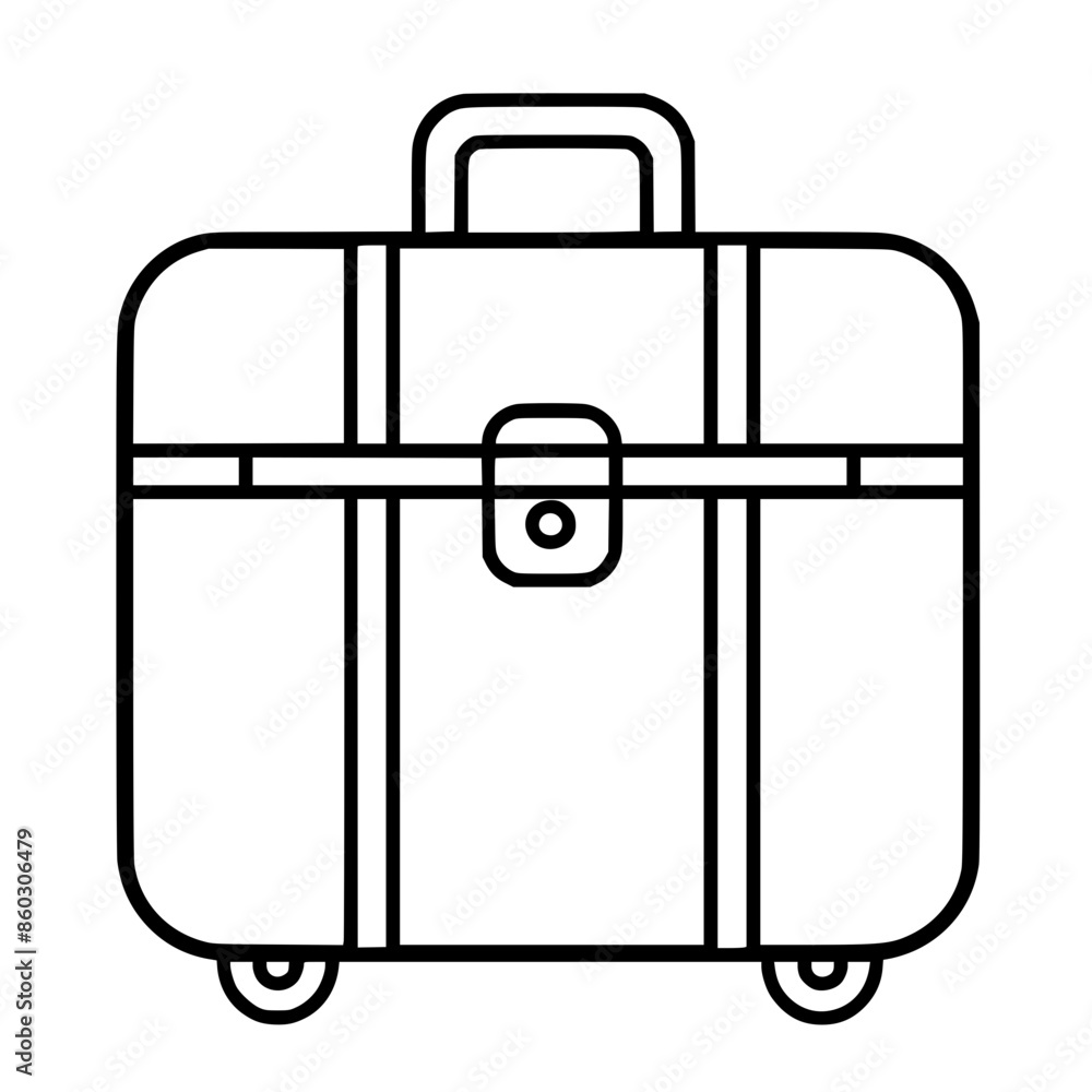 Obraz premium suitcase icon, travel icon, vacation icon, baggage icon, bag icon, business icon, tourism icon, luggage icon, holiday icon, summer icon, transportation icon, beach icon, airplane icon, plane icon,