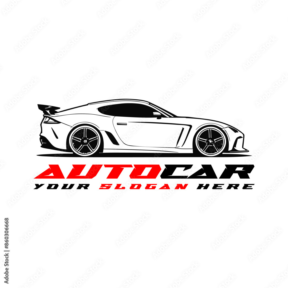 Fototapeta premium Logo vector Autocar