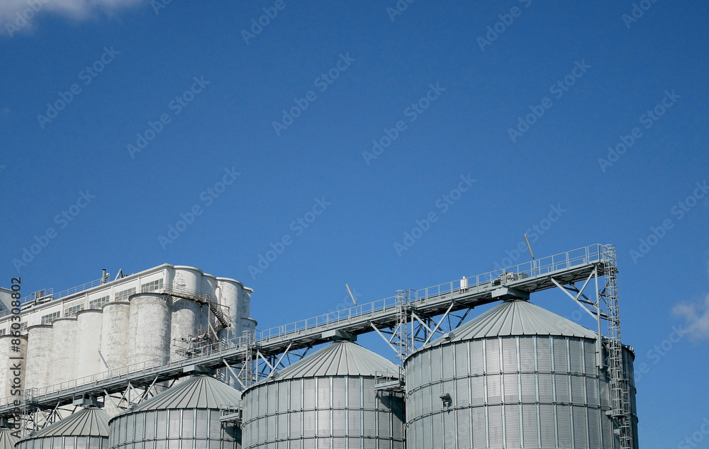 A port grain silo A port grain silo