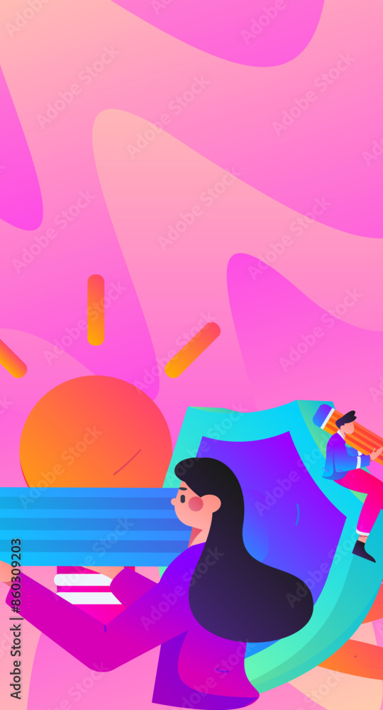 Protect intellectual property flat vector concept operation hand drawn illustration
Protect intellectual property flat vector concept operation hand drawn illustration